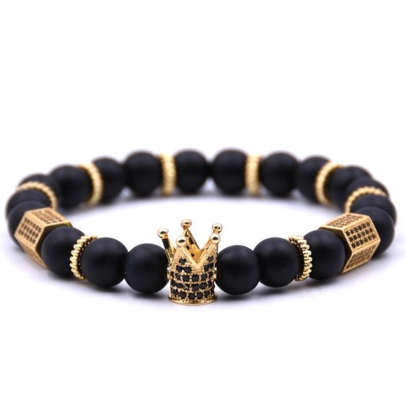 Other - crown beaded bracelet